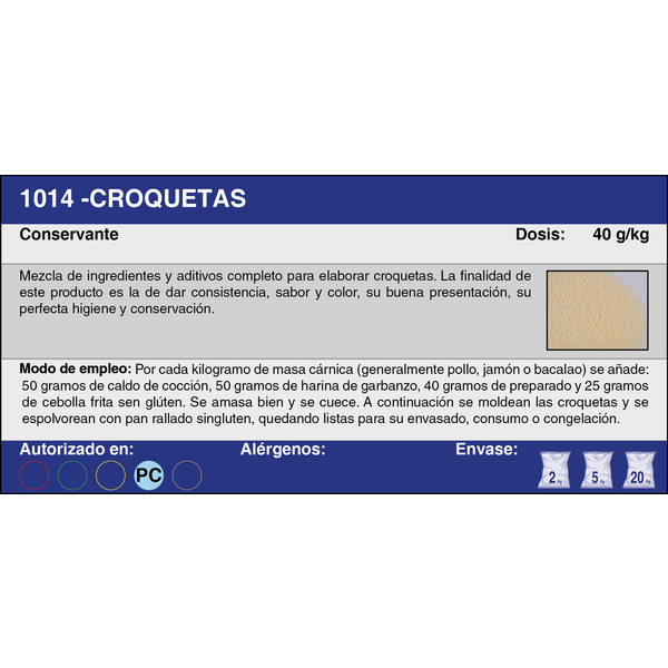 CROQUETAS (5 Kg.)