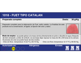 FUET TIPO CATALAN (5 Kg.)