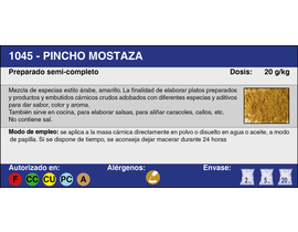 PINCHOS MOSTAZA (20 Kg.)