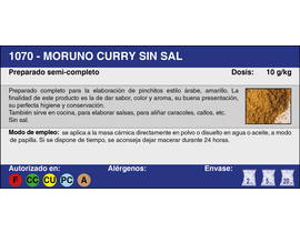 MORUNO CURRY SS (20 Kg.)