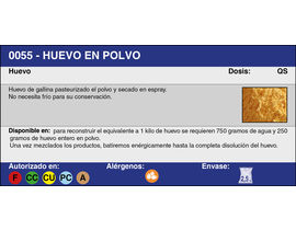 HUEVO ENTERO POLVO (2,5 KG.)