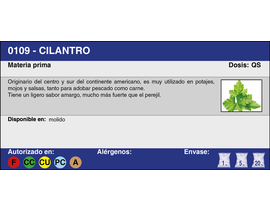 CILANTRO MOLIDO FINO (1 Kg.)