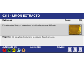 LIMON EXTRACTO (1,1 Kg.)