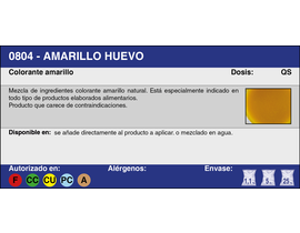 AMARILLO HUEVO LÍQUIDO (1,1 Kg.)