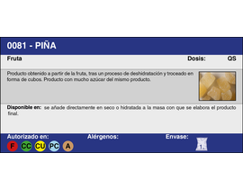 PIÑA DESHIDRATADA (1 Kg.)
