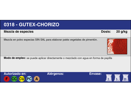 GUTEX-CHORIZO (20 Kg.)