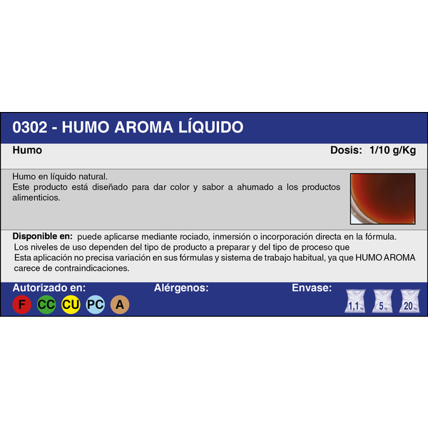 HUMO AROMA LIQUIDO (5 Kg.)