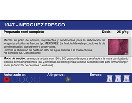MERGUEZ FRESCO (20 Kg.)