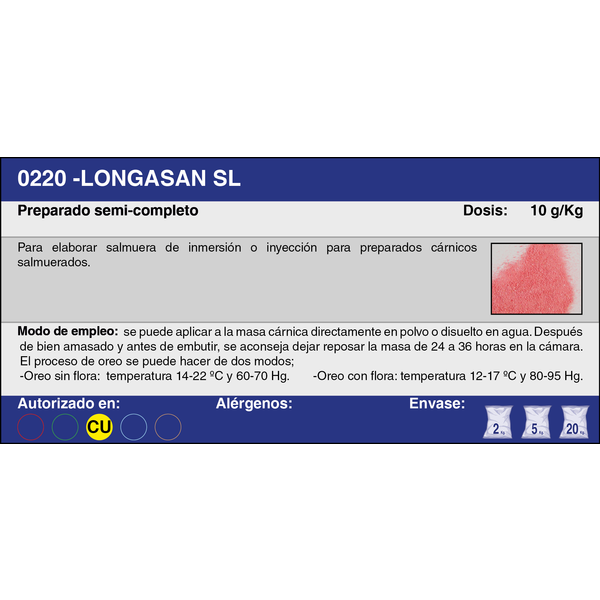 LONGASAN S/LACTOSA (2 Kg.)