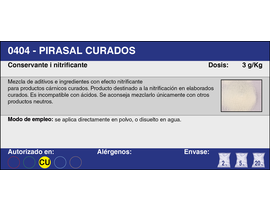 PIRASAL CURADOS (5 Kg.)